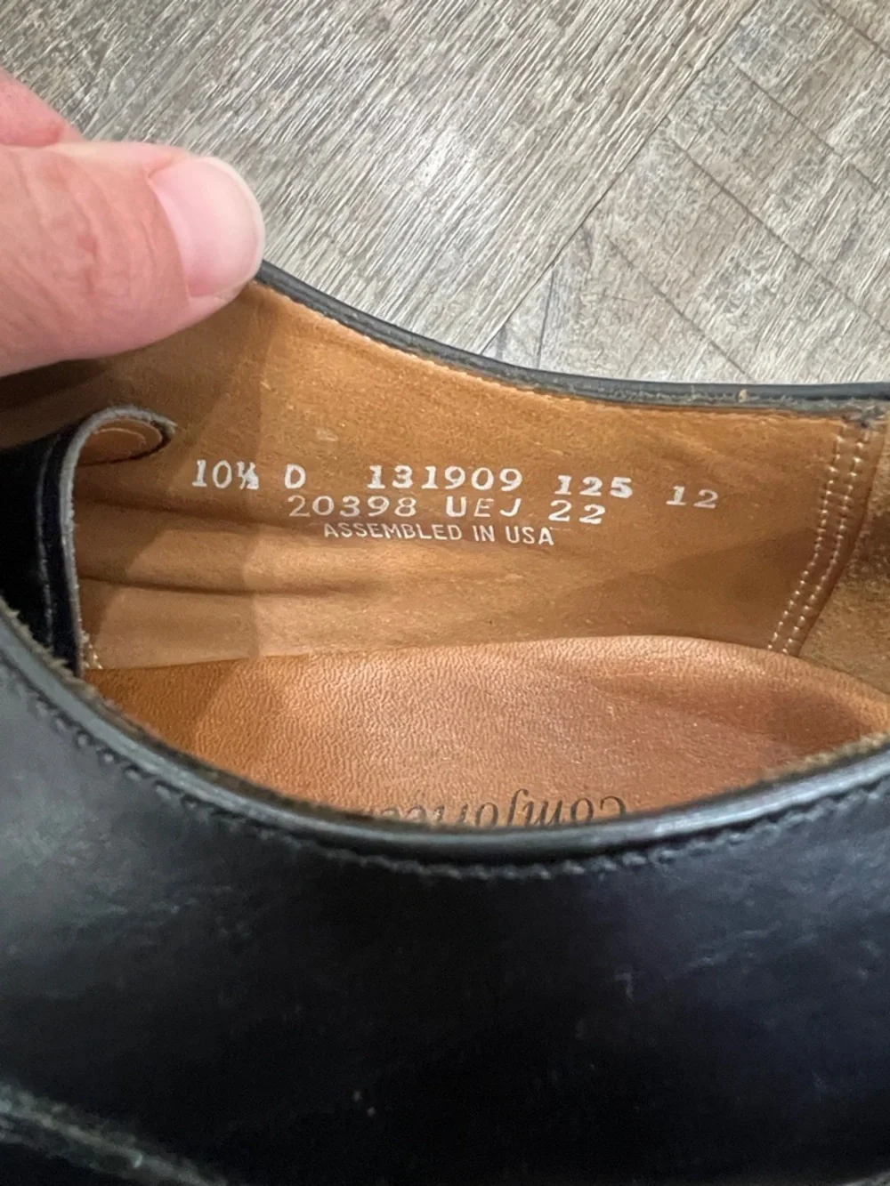 Florsheim Black Cap-Toe Oxford Shoes